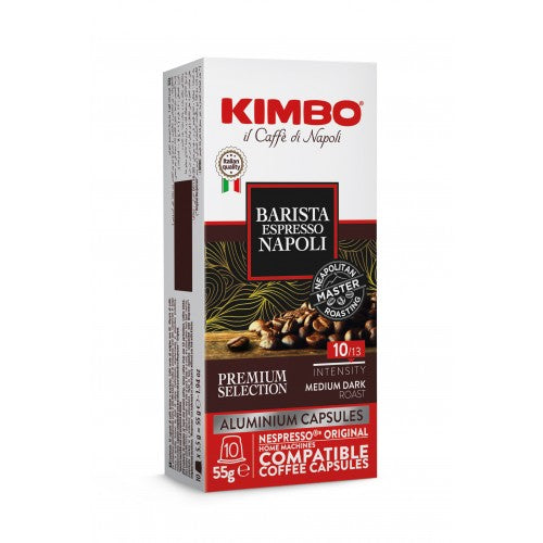 Kimbo Napoli съвместими кафе капсули за Nespresso кафемашини, 10 бр