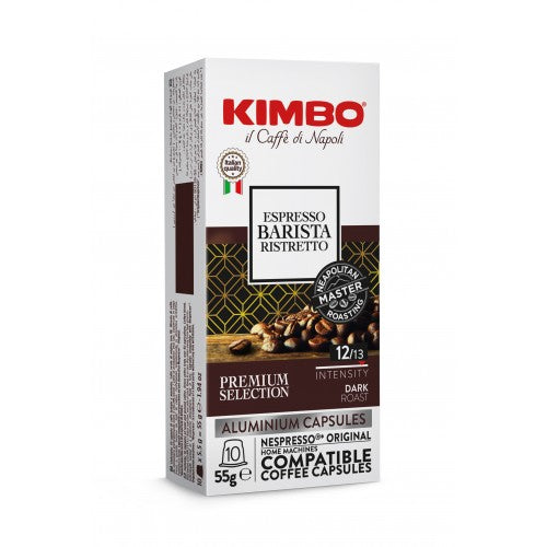 Kimbo Ristretto съвместими кафе капсули за Nespresso кафемашини, 10 бр