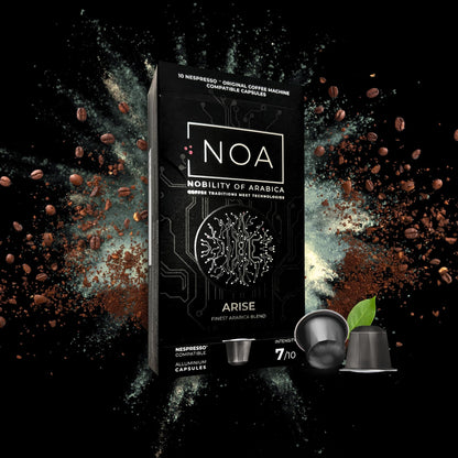 NOA Arise Алуминиеви кафе капсули за Nespresso кафемашини, 10 бр.