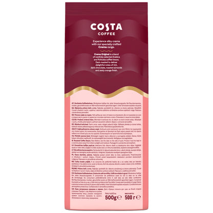 Costa Coffee CREMA кафе на зърна, 1 кг