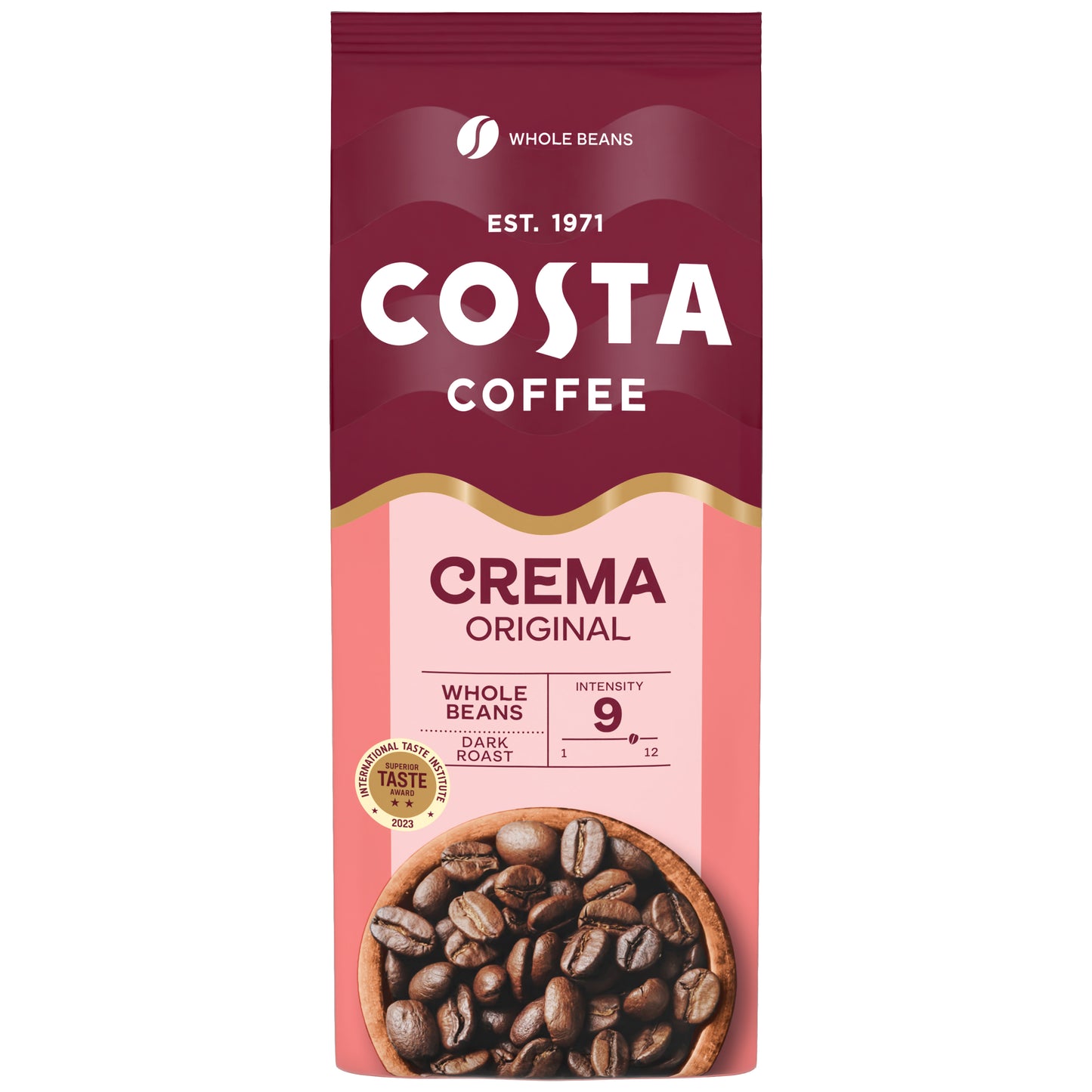 Costa Coffee CREMA кафе на зърна, 1 кг