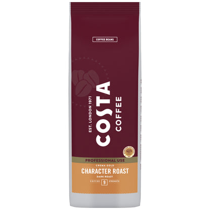 Costa Coffee Crema Gold Character Roast кафе на зърна, 1 кг