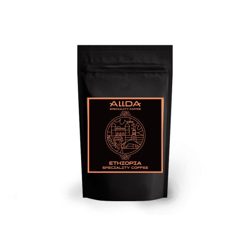 ALLDA Speciality Coffee Ethiopia кафе на зърна, 500 гр – Coffeebox