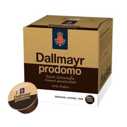 Dallmayr Prodomo кафе капсули съвместими с Dolce Gusto, 16 бр