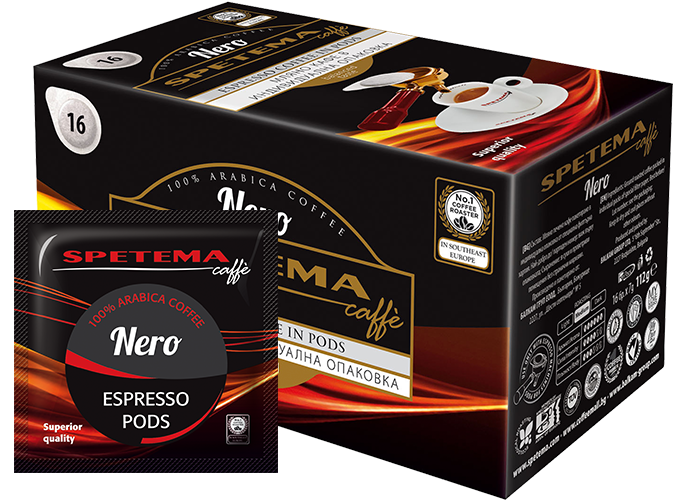 Spetema Nero дози кафе, 16 бр