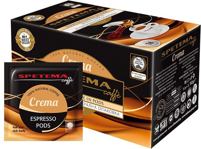 Spetema Crema дози кафе, 16 бр