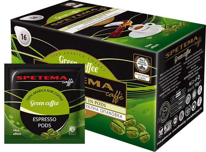 Spetema Green coffee дози кафе, 16 бр