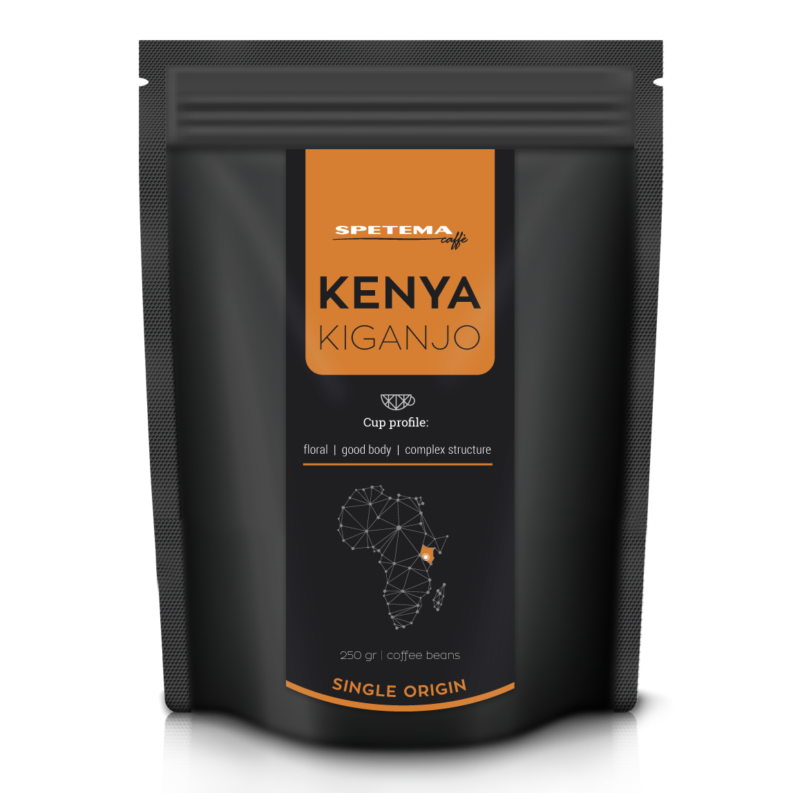 Spetema KENYA KIGANJO SINGLE ORIGIN кафе на зърна, 250 гр