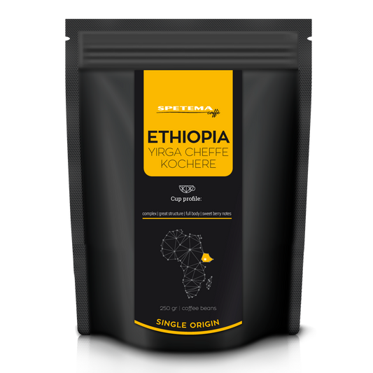 Spetema ETHIOPIA YIRGA CHEFFE SINGLE ORIGIN кафе на зърна, 250 гр