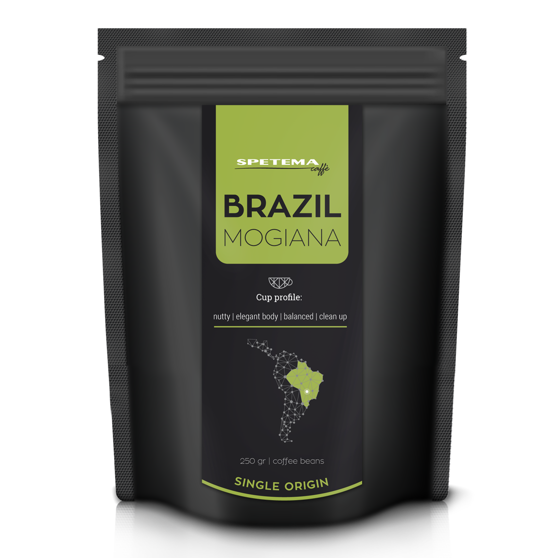 Spetema BRAZIL MOGIANA SINGLE ORIGIN кафе на зърна, 250 гр