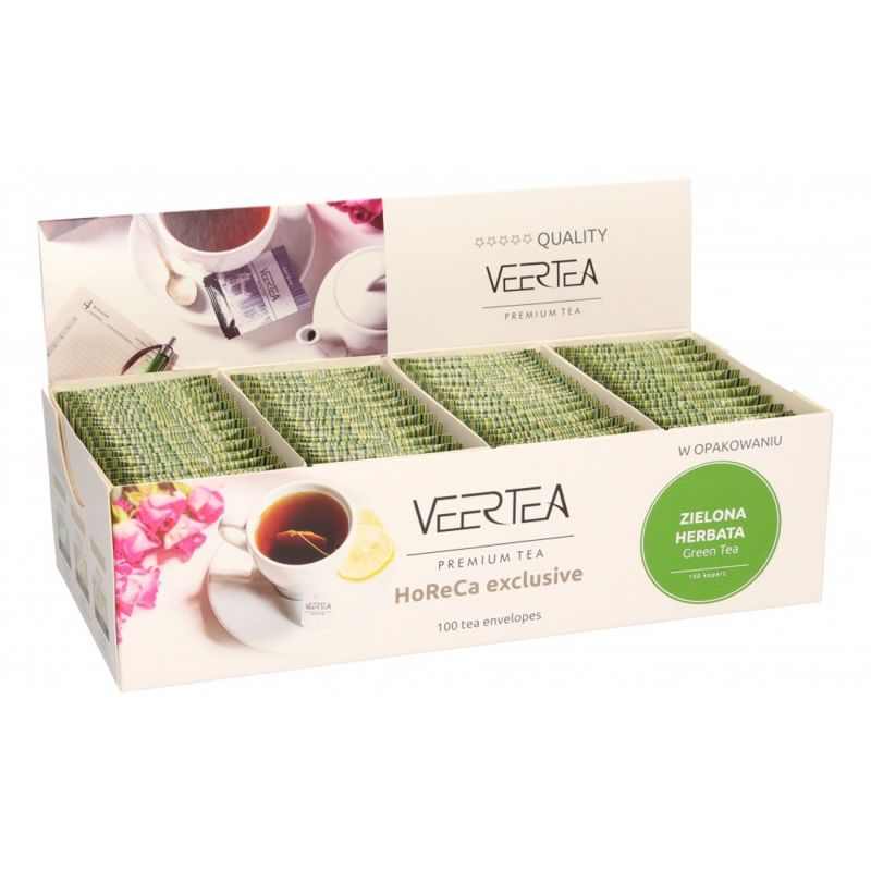 Veertea Green Tea – зелен чай, 100 пакетчета