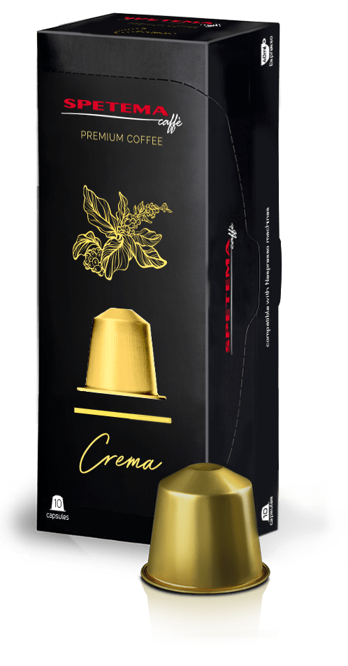 Spetema Crema кафе капсули съвместими с Nespresso кафемашини, 10 бр