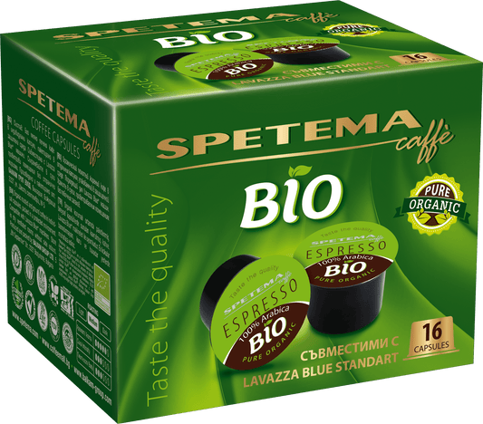 Spetema Bio кафе капсули съвместими с Lavazza blue кафемашини, 16 бр