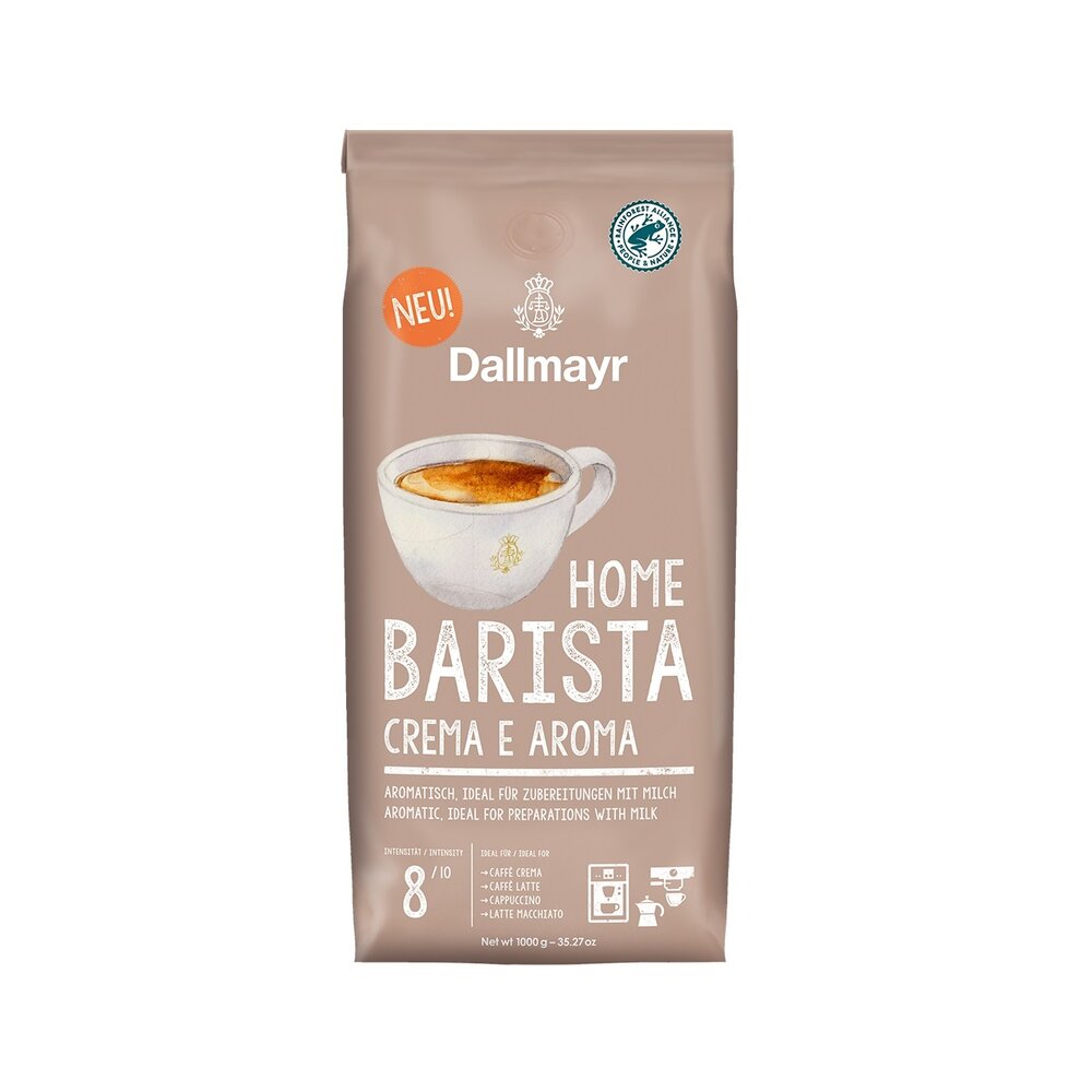 Dallmayr Home Barista Crema E Aroma кафе на зърна, 1 кг