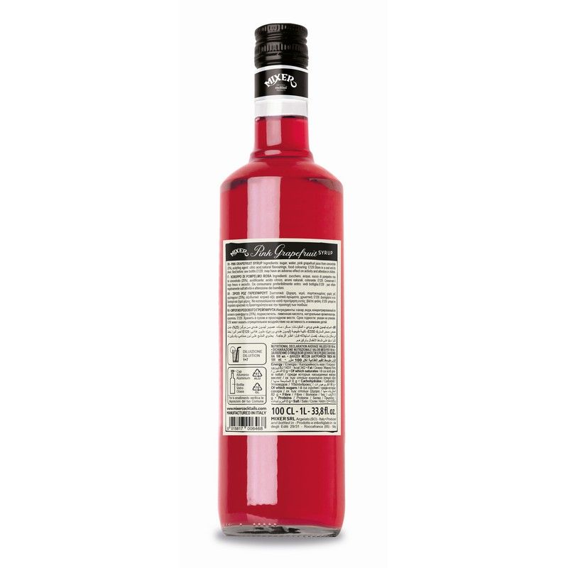 Mixer Сироп Розов Грейпфрут  1л Premium Bar Syrup Pink Grapefruit