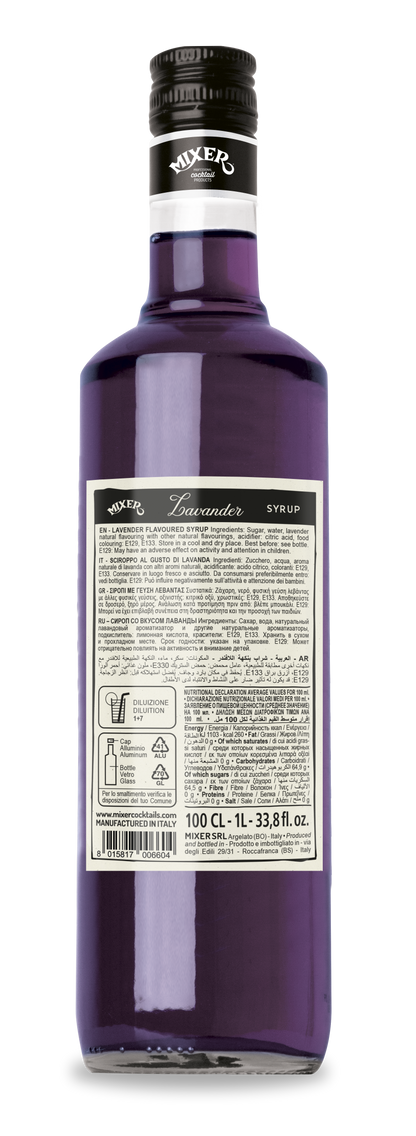 Mixer Сироп Лавандула 1л Premium Bar Syrup Lavander