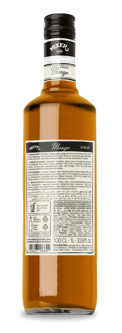 Mixer Сироп Манго 1л Premium Bar Syrup Mango