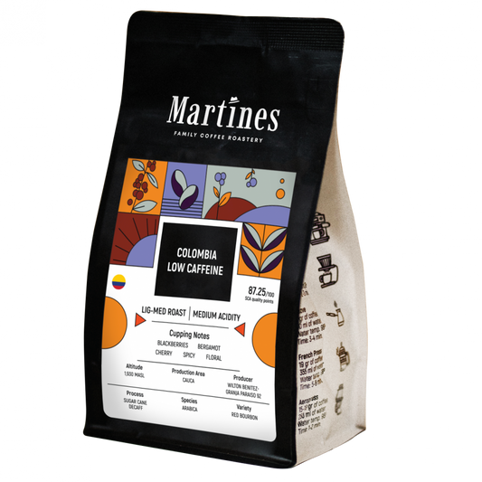 Martines Speciality кафе Colombia Low Caffeine