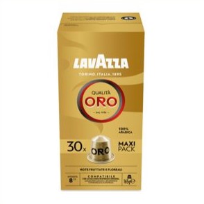 Lavazza QUALITA ORO кафе капсули съвместими с Nespresso кафемашини, 30 бр