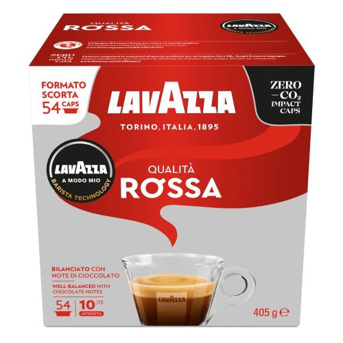 Lavazza Qualità Rossa кафе капсули съвместими с A MODO MIO, 54 бр.