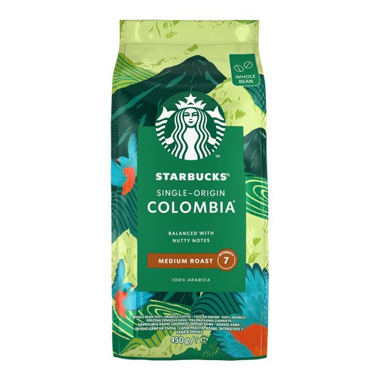 Starbucks Single-Origin Colombia кафе на зърна 450 г