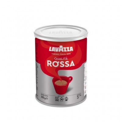 Cafea macinata Lavazza Qualita Rossa in cutie metalica, 250 g
