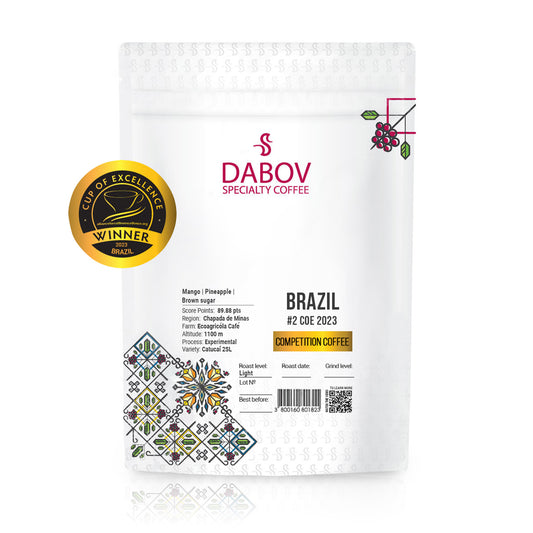 DABOV SPECIALTY COFFEE Brazil COE #2 2023 кафе на зърна