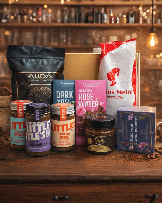 Голяма подаръчна кутия “Кафе и Наслада” – Перфектният подарък за всеки ценител