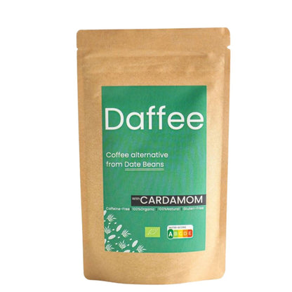 Daffee Био Cardamon кафе от костилки на фурми и кардамом , мляно 250 гр