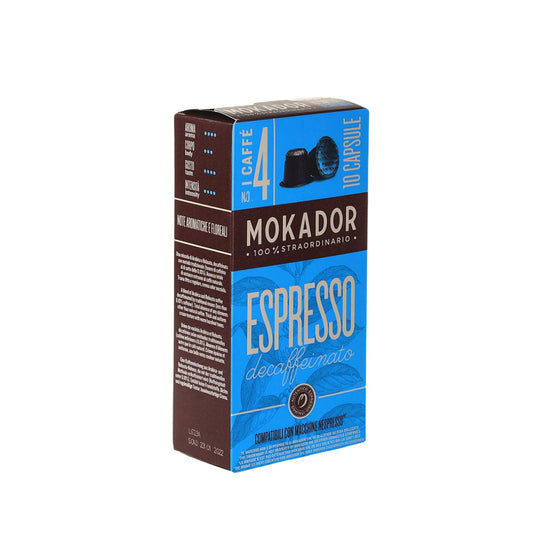 Mokador Espresso Decaffeinato кафе капсули за NESPRESSO кафемашина, 10 бр