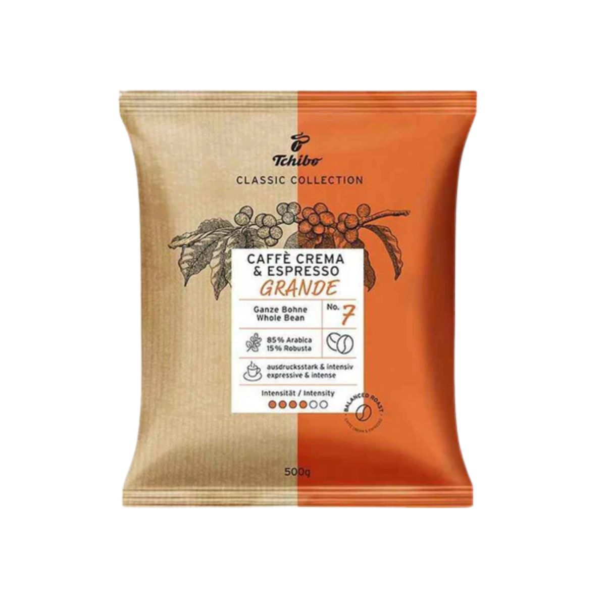 Tchibo Grande кафе на зърна, 500гр
