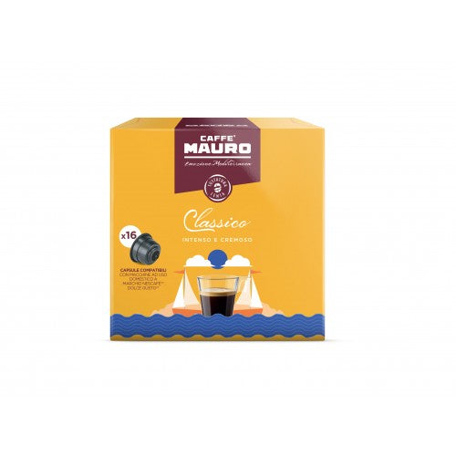 Caffe Mauro Classico кафе капсули за Dolce Gusto кафемашини, 16 броя