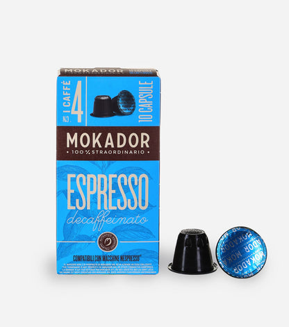 Mokador Espresso Decaffeinato кафе капсули за NESPRESSO кафемашина, 10 бр