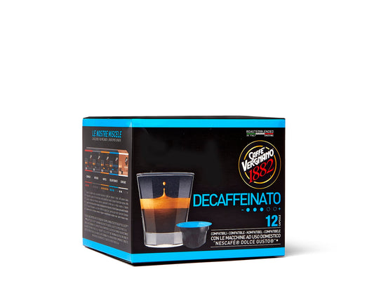 Caffè Vergnano Decaff капсули за Dolce Gusto кафемашини, 12 бр