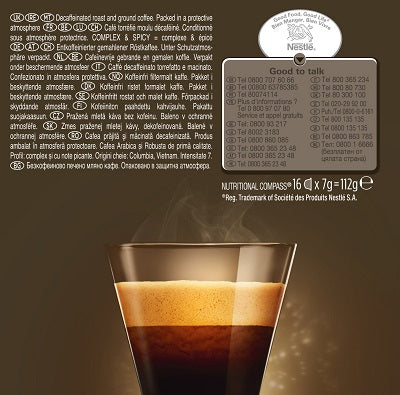 NESCAFE Dolce Gusto Espresso Intenso Decaffeinato капсули 16бр.