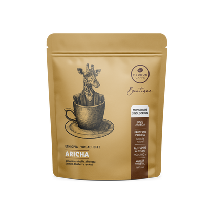 Ethiopia-Yirgacheffe Aricha, Pedron Specialty Coffee, 250 гр кафе на зърна