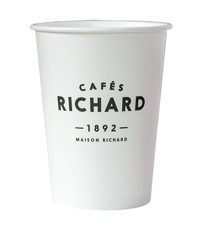 Cafes Richard Картонени чаши - Капучино, 300 мл. - 50 бр.