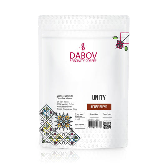 DABOV SPECIALTY COFFEE House Blend UNITY кафе на зърна