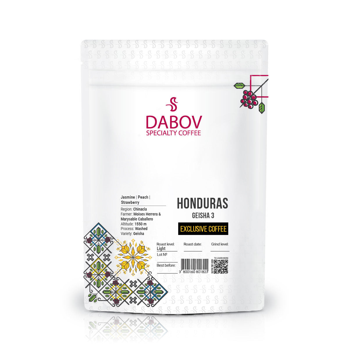 DABOV SPECIALTY COFFEE Honduras Geisha 3 кафе на зърна