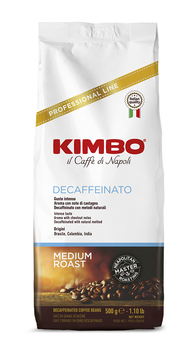 Kimbo Decaffeinato кафе на зърна, 0.500кг