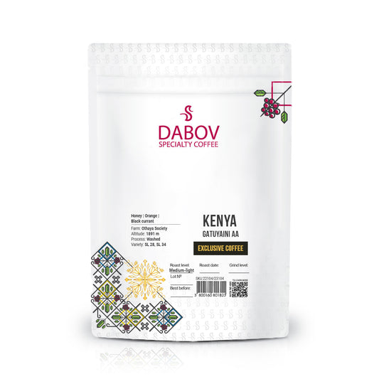 DABOV SPECIALTY COFFEE Kenya Gatuyaini АА кафе на зърна