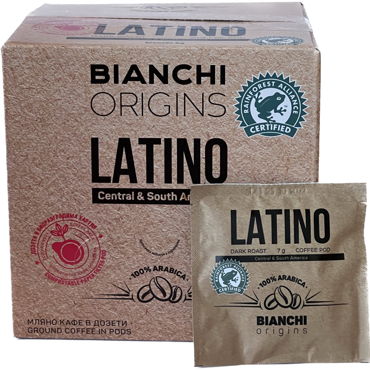 Bianchi Origins Latino кафе дози, 25 бр.