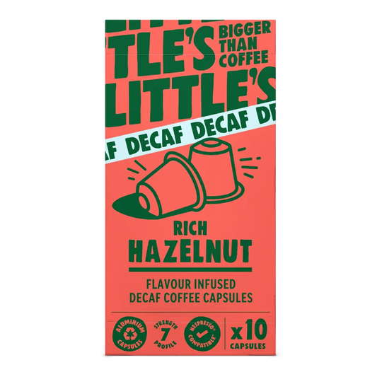 Little's RICH HAZELNUT DECAF безкофеиново кафе капсули за NESPRESSO кафемашина, 10 бр