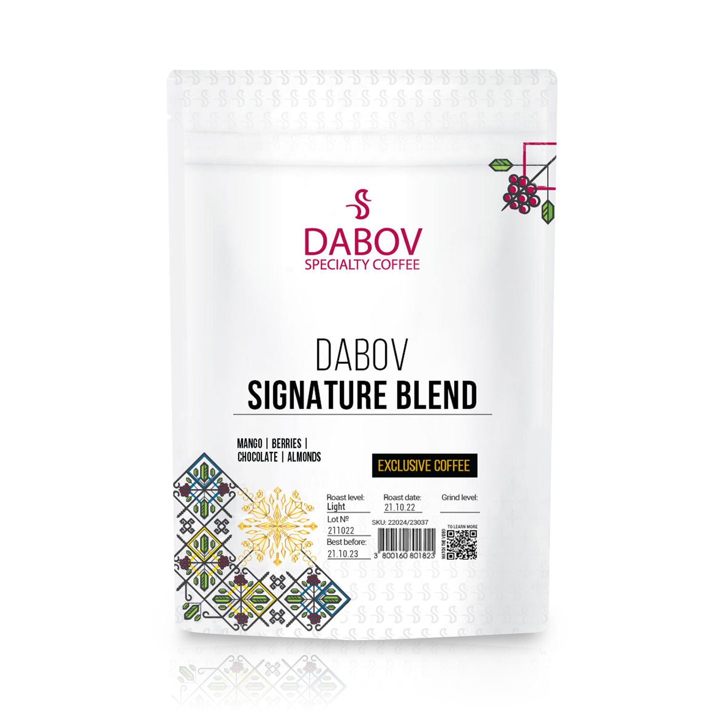 DABOV SPECIALTY COFFEE Signature Blend кафе на зърна