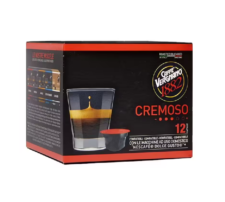 Caffè Vergnano Cremoso капсули за Dolce Gusto кафемашини, 12 бр