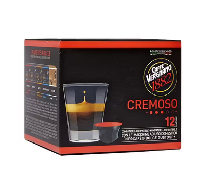 Caffè Vergnano Cremoso капсули за Dolce Gusto кафемашини, 12 бр