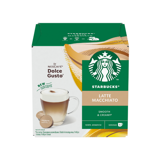 Starbucks Latte Macchiato капсули за Dolce Gusto кафемашина 12 капсули