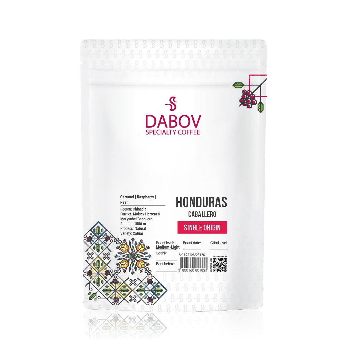 DABOV SPECIALTY COFFEE Honduras Caballero кафе на зърна