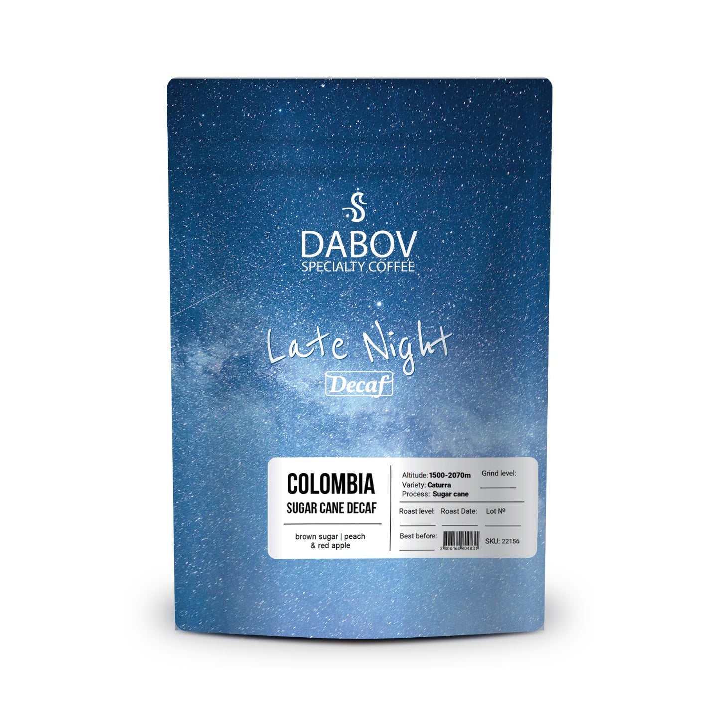 DABOV SPECIALTY COFFEE Late night decaf безкофеиново кафе на зърна