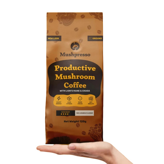 Mushpresso Productive Mushroom Coffee мляно кафе, 120 гр